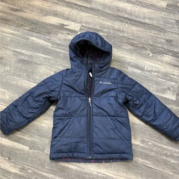 Columbia Girls Reversible Jacket 6x - Picture 3 of 4
